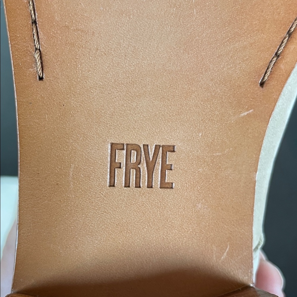 Frye Tan Lace-Up Oxfords - Picture 2 of 10